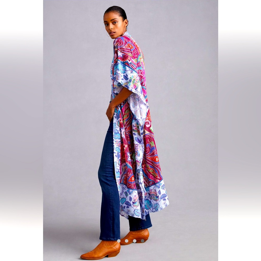 Conditions Apply Printed Duster Kimono